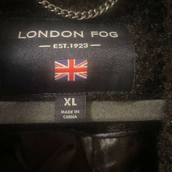 London Fog Long Boucle Coat XL - Picture 2 of 3
